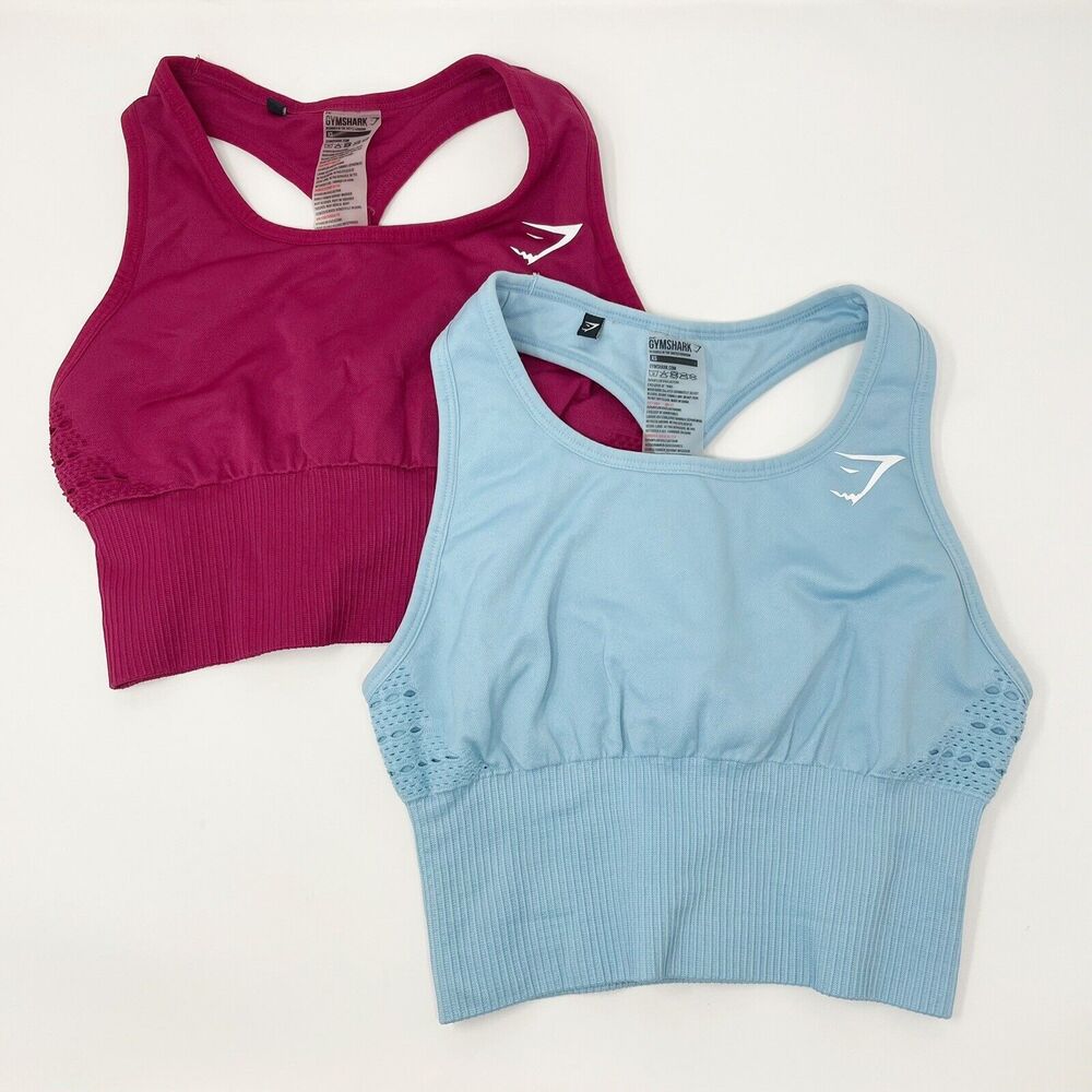 Gymshark Size XS Set Bundle Of 2 Vital Seamless Sports Bras Longline
